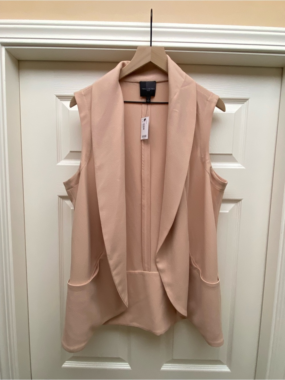 The Limited Vest NWT large workwear blush pink
